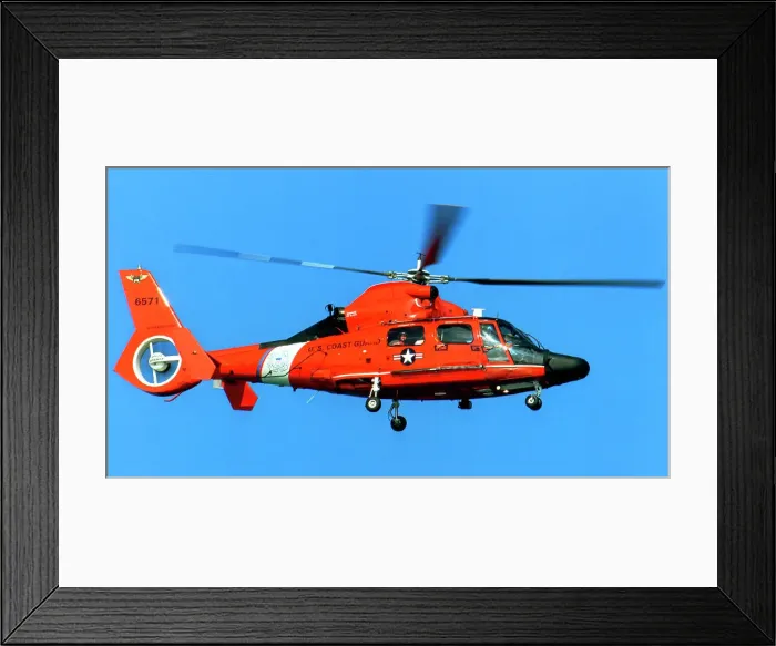 Framed Print : Aerospatiale HH-65B Dolphin 6571 Framed Print : Aerospatiale HH-65B Dolphin 6571