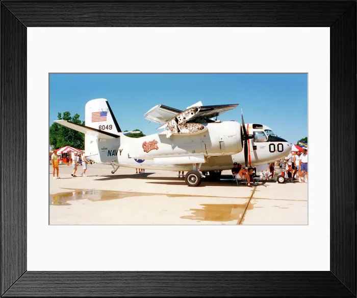Framed Print : Grumman C-1A Trader N81389 - 146049 Framed Print : Grumman C-1A Trader N81389 - 146049