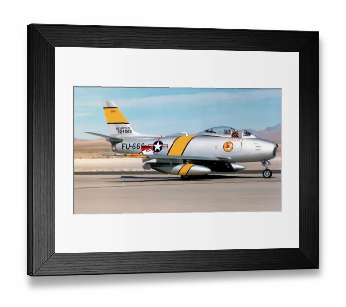 Framed Print : North American F-86F Sabre 52-4666 Framed Print : North American F-86F Sabre 52-4666