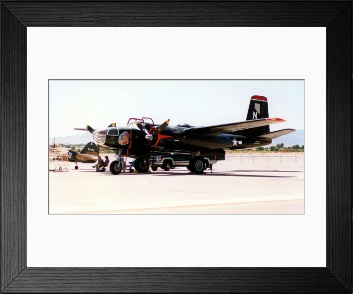 Framed Print : Douglas A-26C Invader N9682C - 41-39230 Vegas Vixen Framed Print : Douglas A-26C Invader N9682C - 41-39230 Vegas Vixen