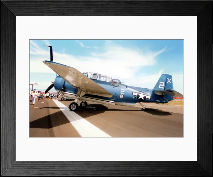 Framed Print : General Motors TBM-3E Avenger N7835C - 91264 Framed Print : General Motors TBM-3E Avenger N7835C - 91264