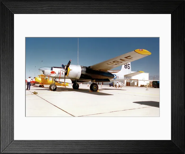 Framed Print : Douglas A-26C Invader N4959K - 85 Puss & Boots Framed Print : Douglas A-26C Invader N4959K - 85 Puss & Boots
