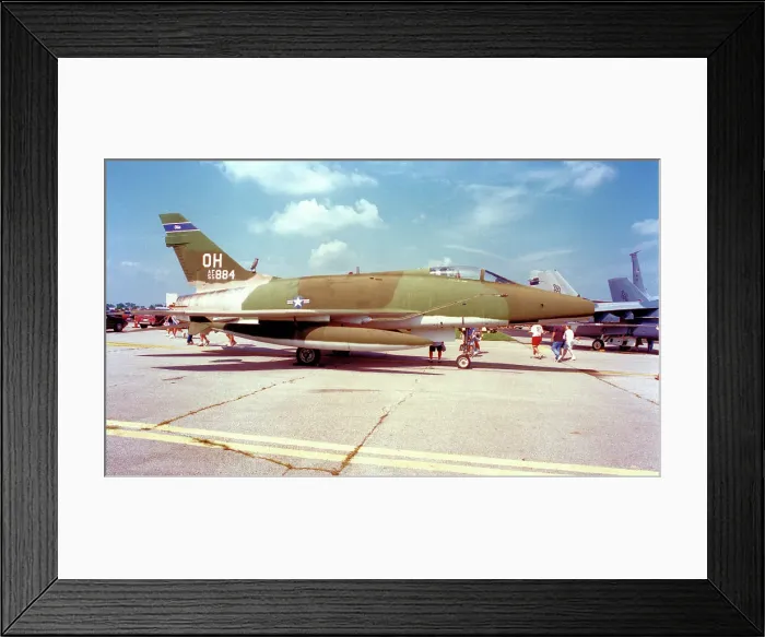 Framed Print : North American F-100D Super Sabre 55-2884 Framed Print : North American F-100D Super Sabre 55-2884