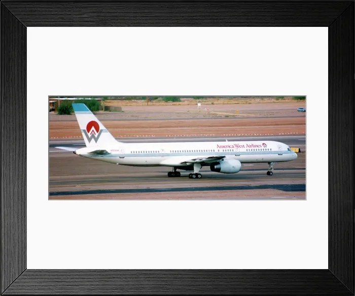 Framed Print : Boeing 757-2G7(WL) N909AW Framed Print : Boeing 757-2G7(WL) N909AW