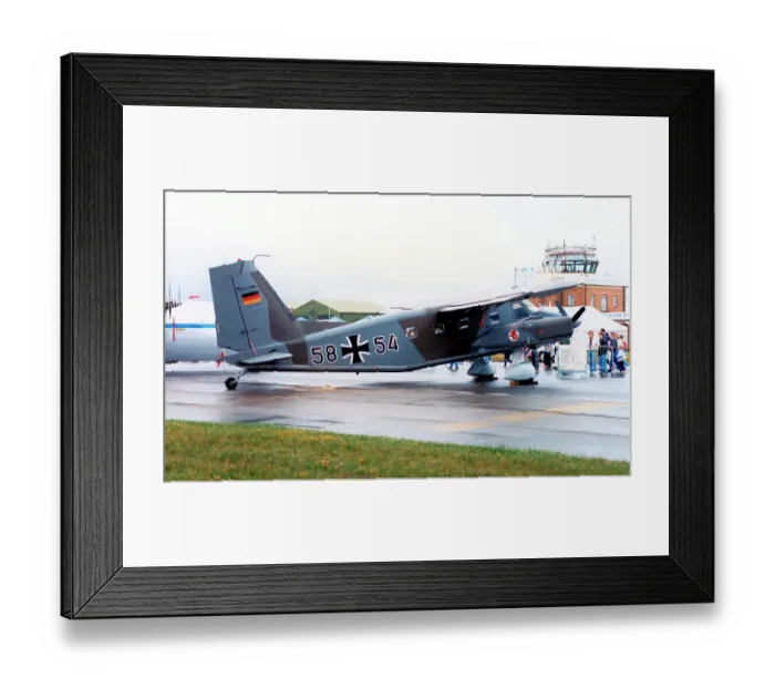 Framed Print : Dornier Do-28D-2 Skyservant 58+54 Framed Print : Dornier Do-28D-2 Skyservant 58+54