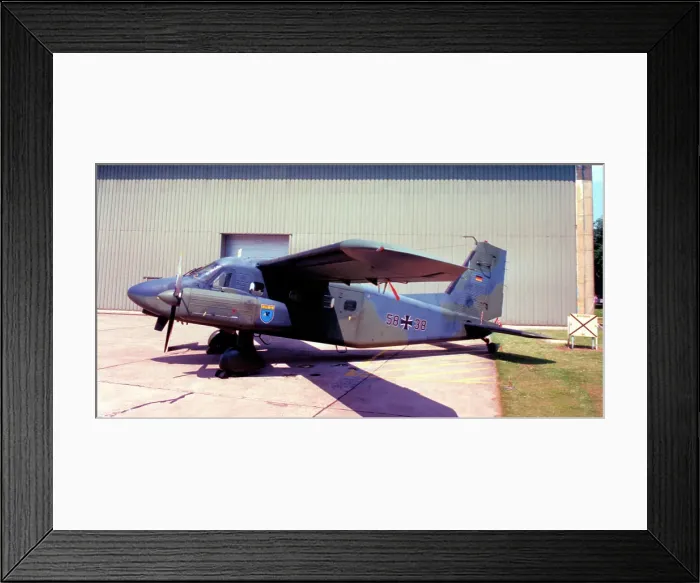 Framed Print : Dornier Do-28D-2 Skyservant 58+38 Framed Print : Dornier Do-28D-2 Skyservant 58+38