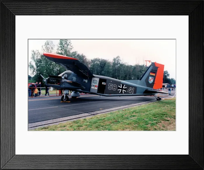 Framed Print : Dornier Do-28D-2 Skyservant 58+41 Framed Print : Dornier Do-28D-2 Skyservant 58+41