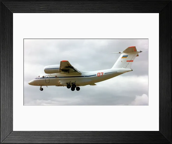 Framed Print : Antonov An-72P 07 Red Framed Print : Antonov An-72P 07 Red