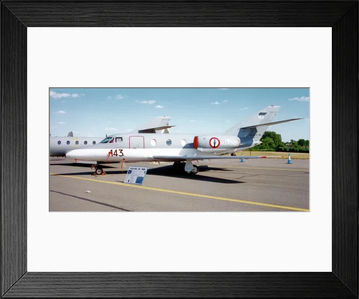 Framed Print : Dassault Falcon 10(MER) 143 Framed Print : Dassault Falcon 10(MER) 143