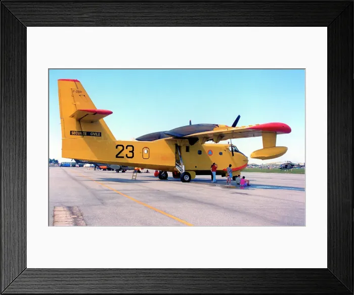 Framed Print : Canadair CL-215 F-ZBAY - 23 Framed Print : Canadair CL-215 F-ZBAY - 23