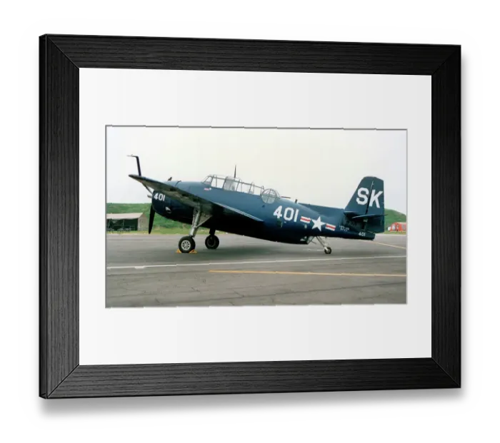 Framed Print : General Motors TBM-3E Avenger F-AZJA Framed Print : General Motors TBM-3E Avenger F-AZJA