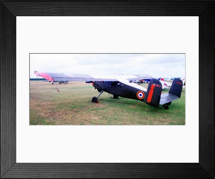 Framed Print : Max Holste MH. 1521M Broussard F-GHFH - 30-QL Framed Print : Max Holste MH. 1521M Broussard F-GHFH - 30-QL