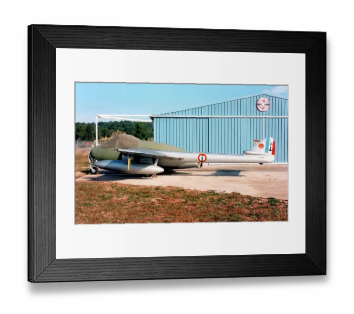 Framed Print : de Havilland DH. 100 Vampire FB. 6 F-AZHJ Framed Print : de Havilland DH. 100 Vampire FB. 6 F-AZHJ