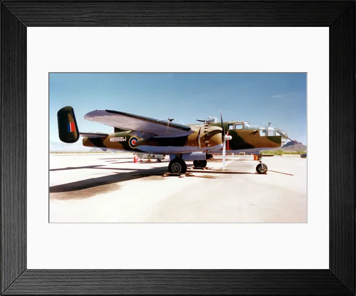 Framed Print : North / american TB-25N Mitchell N898BW Framed Print : North / american TB-25N Mitchell N898BW