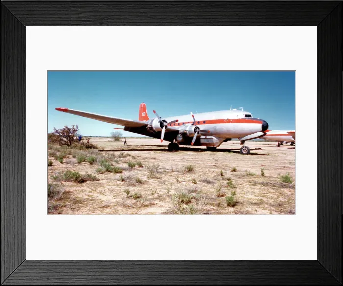 Framed Print : Douglas C-54Q N67034 - Tanker 150 Framed Print : Douglas C-54Q N67034 - Tanker 150