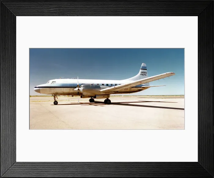 Framed Print : Convair 580 N73153 Framed Print : Convair 580 N73153