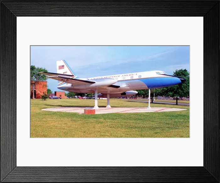 Framed Print : Lockheed VC-140B-LM JetStar N711Z - 89001 Framed Print : Lockheed VC-140B-LM JetStar N711Z - 89001