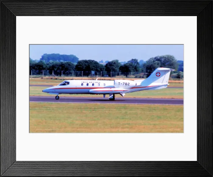 Framed Print : Learjet 35A T-782 Framed Print : Learjet 35A T-782