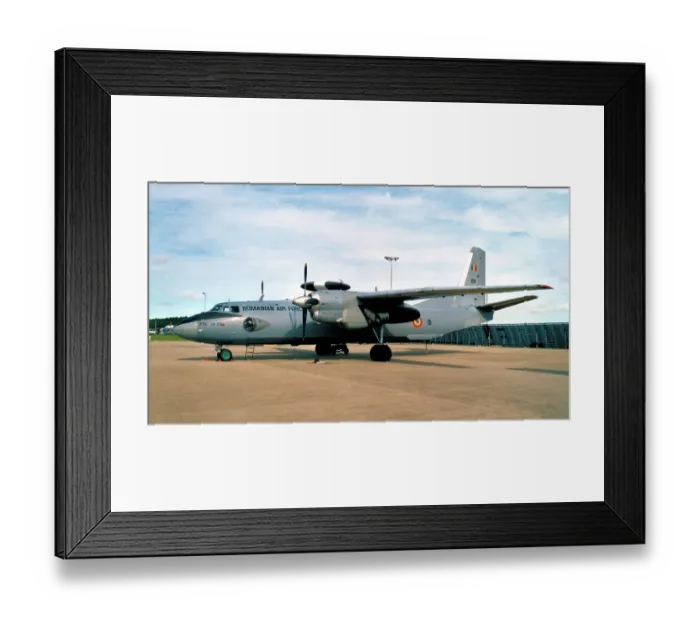 Framed Print : For£ele Aeriene Romane - Antonov An-26 810 (msn 47313810), of BA90, at the Waddington - International Air Show - 2005. (For£ele Aeriene Romane - Romanian Air Force) Date: 2005 Framed Print : For£ele Aeriene Romane - Antonov An-26 810 (msn 47313810), of BA90, at the Waddington - International Air Show - 2005. (For£ele Aeriene Romane - Romanian Air Force) Date: 2005