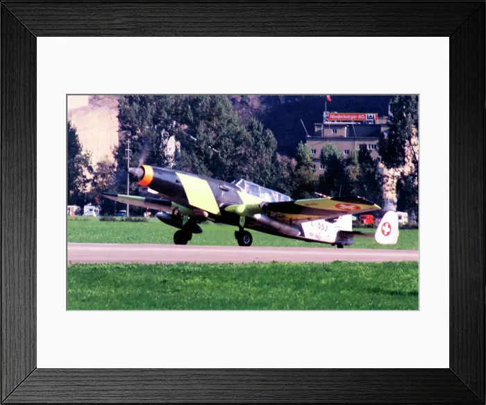Framed Print : EKW C-3605 Schlepp HB-RBJ (msn 332, ex Swiss AF C-552) Date: circa 1990 Framed Print : EKW C-3605 Schlepp HB-RBJ (msn 332, ex Swiss AF C-552) Date: circa 1990