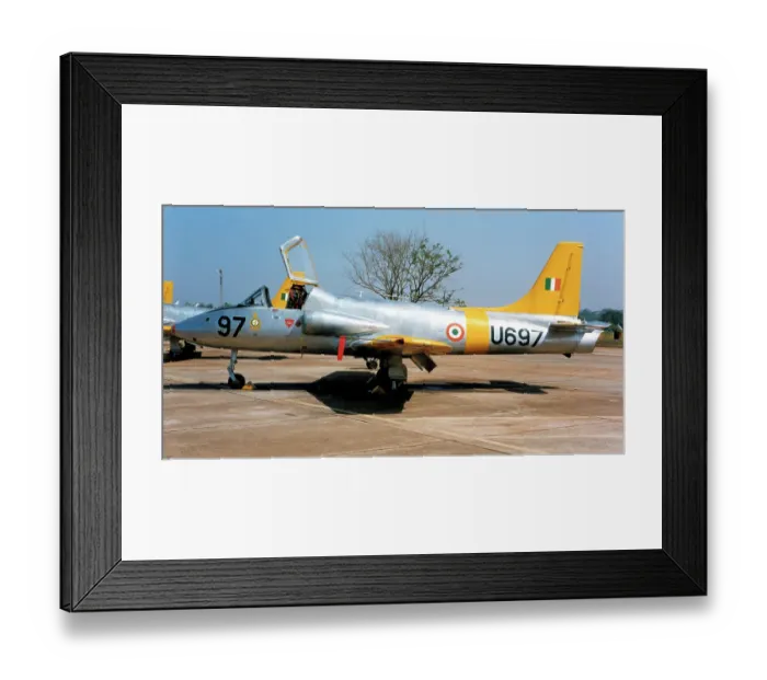 Framed Print : Indian air Force - HAL HJT-16F Kiran U697 (msn HAL / JT / WC / 33) Date: circa 2000 Framed Print : Indian air Force - HAL HJT-16F Kiran U697 (msn HAL / JT / WC / 33) Date: circa 2000