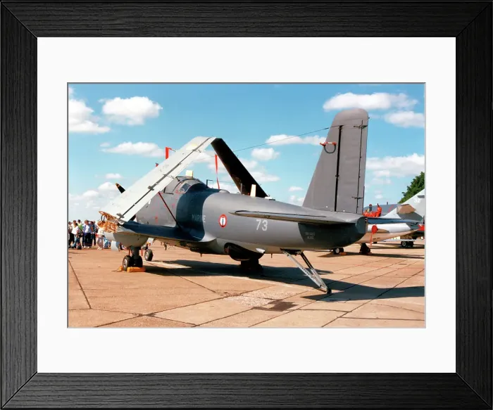 Framed Print : Aeronavale - Breguet Br. 1050 Alize 73 (msn 73) of 6 Flotille, based at Nimes Garons, at the RAF Mildenhall Air Fete on 26 May 1990. (Aeronavale - Aeronautique Navale - French Naval Aviation) Date: 1990 Framed Print : Aeronavale - Breguet Br. 1050 Alize 73 (msn 73) of 6 Flotille, based at Nimes Garons, at the RAF Mildenhall Air Fete on 26 May 1990. (Aeronavale - Aeronautique Navale - French Naval Aviation) Date: 1990