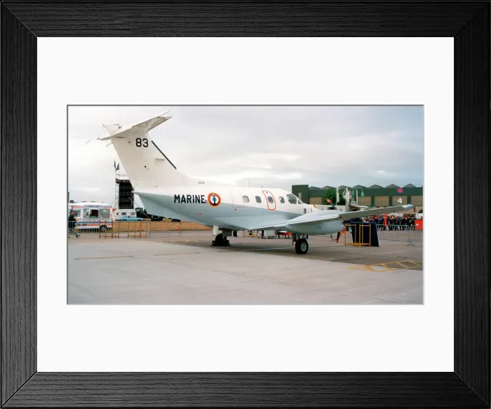 Framed Print : Aeronavale - Embraer EMB-121 Xingu 83 (msn 121083), of 11 Flotille, at the RAF Finningley Battle of Britain Display 22 September 1990. (Aeronavale - Aeronautique Navale - French Naval Aviation) Date: 1990 Framed Print : Aeronavale - Embraer EMB-121 Xingu 83 (msn 121083), of 11 Flotille, at the RAF Finningley Battle of Britain Display 22 September 1990. (Aeronavale - Aeronautique Navale - French Naval Aviation) Date: 1990
