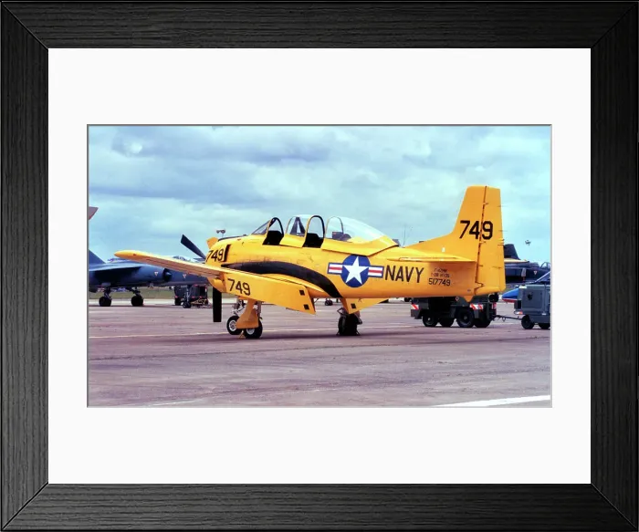 Framed Print : Sud-Aviation T-28S-1 Fennec F-AZHR / 517749 (msn135, ex T-28A 51-7749 msn 174-602) Date: circa 2010 Framed Print : Sud-Aviation T-28S-1 Fennec F-AZHR / 517749 (msn135, ex T-28A 51-7749 msn 174-602) Date: circa 2010