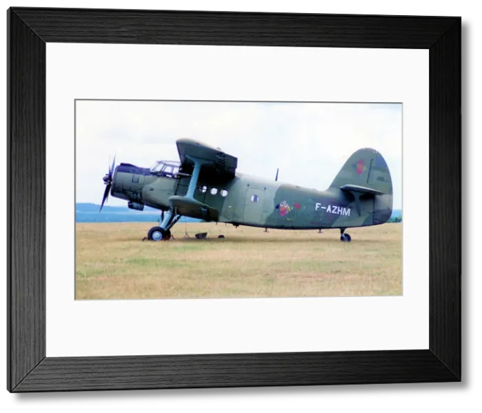 Framed Print : Antonov An-2T F-AZHM (msn 17347311). Date: circa 1998 Framed Print : Antonov An-2T F-AZHM (msn 17347311). Date: circa 1998
