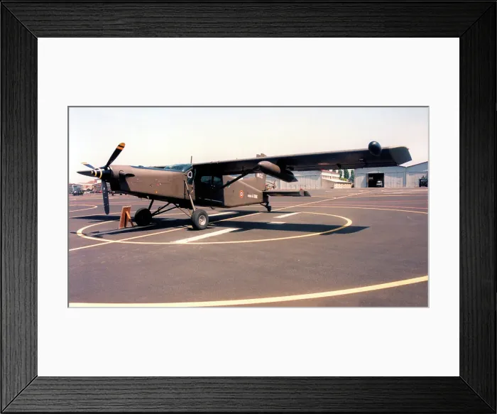Framed Print : Aviation legere de l'armee de Terre - Pilatus PC-6 / B2-H4 Turbo-Porter MCC / F-MMCC (msn 889) (Aviation legere de l'armee de Terre - ALAT - Army Light Aviation). Date: circa 1995 Framed Print : Aviation legere de l'armee de Terre - Pilatus PC-6 / B2-H4 Turbo-Porter MCC / F-MMCC (msn 889) (Aviation legere de l'armee de Terre - ALAT - Army Light Aviation). Date: circa 1995