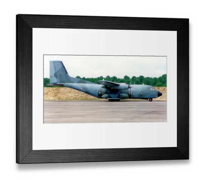 Framed Print : Armee de l'Air - Transall C-160F 61-MM / F18 (msn F18), of ET 061. (Transall - TRANSport ALLianz / Armee de l'Air - French Air Force). Date: circa 1995 Framed Print : Armee de l'Air - Transall C-160F 61-MM / F18 (msn F18), of ET 061. (Transall - TRANSport ALLianz / Armee de l'Air - French Air Force). Date: circa 1995