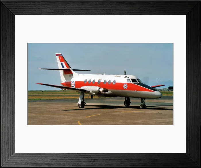 Framed Print : Royal Air Force - Scottish Aviation Jetstream T. 1 XX491 / K (msn 275 P / N 68), of No. 45 (R) Squadron, at the RAF St Mawgan - International Air Day on 5 August 1998. Date: 1998 Framed Print : Royal Air Force - Scottish Aviation Jetstream T. 1 XX491 / K (msn 275 P / N 68), of No. 45 (R) Squadron, at the RAF St Mawgan - International Air Day on 5 August 1998. Date: 1998