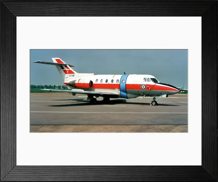 Framed Print : Royal Air Force - Hawker Siddeley Dominie T. 1 XS736 / M (msn 25072), of the Central Flying School, at RAF Brize Norton on 6 May 2002. Date: 2002 Framed Print : Royal Air Force - Hawker Siddeley Dominie T. 1 XS736 / M (msn 25072), of the Central Flying School, at RAF Brize Norton on 6 May 2002. Date: 2002
