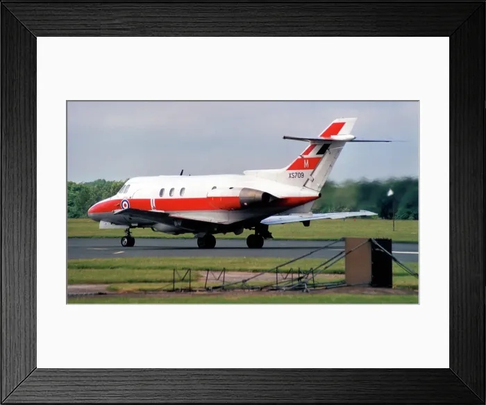 Framed Print : Royal Air Force - Hawker Siddeley Dominie T. 1 XS709 / M (msn 25011), of 6 FTS, Date: circa 1991 Framed Print : Royal Air Force - Hawker Siddeley Dominie T. 1 XS709 / M (msn 25011), of 6 FTS, Date: circa 1991