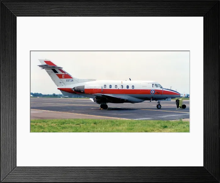 Framed Print : Royal Air Force - Hawker Siddeley Dominie T. 1 XS728 / E (msn 25072), of 6 FTS. Date: circa 1995 Framed Print : Royal Air Force - Hawker Siddeley Dominie T. 1 XS728 / E (msn 25072), of 6 FTS. Date: circa 1995