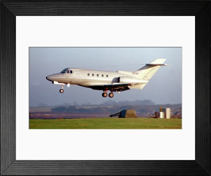 Framed Print : Royal Air Force - Hawker Siddeley HS. 125 CC. 1A XW789 (msn 25264), of No. 32 Squadron. Date: circa 1993 Framed Print : Royal Air Force - Hawker Siddeley HS. 125 CC. 1A XW789 (msn 25264), of No. 32 Squadron. Date: circa 1993
