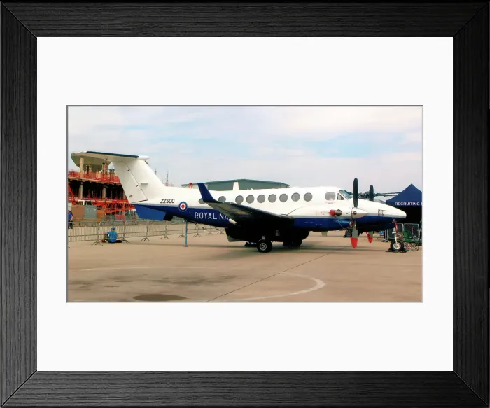 Framed Print : Royal Navy - Beech 350 Avenger T. 1 ZZ500 (msn FL-597, ex N3197D, ex G-MFTA) Date: circa 2012 Framed Print : Royal Navy - Beech 350 Avenger T. 1 ZZ500 (msn FL-597, ex N3197D, ex G-MFTA) Date: circa 2012