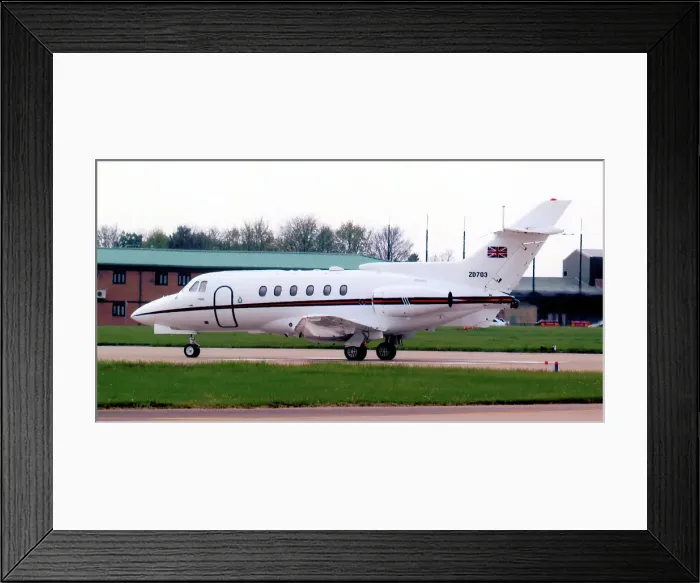 Framed Print : Royal Air Force - Hawker Siddeley HS. 125 CC. 3 ZD703 (msn 257183), of No. 32 Squadron. Date: circa 2010 Framed Print : Royal Air Force - Hawker Siddeley HS. 125 CC. 3 ZD703 (msn 257183), of No. 32 Squadron. Date: circa 2010