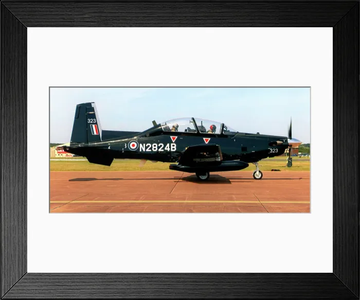 Framed Print : Royal Air Force - Beechcraft Texan T. 1 N2824B / ZM323 (msn PM-110). Date: 2018 Framed Print : Royal Air Force - Beechcraft Texan T. 1 N2824B / ZM323 (msn PM-110). Date: 2018