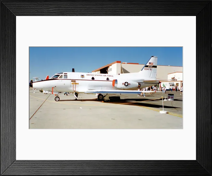 Framed Print : United States Air Force - North American NT-39A-1-NA Sabreliner 60-3478 (msn 265-6), of Air Force Materiel Command, at Edwards Air Force Base. Date: circa 2000 Framed Print : United States Air Force - North American NT-39A-1-NA Sabreliner 60-3478 (msn 265-6), of Air Force Materiel Command, at Edwards Air Force Base. Date: circa 2000