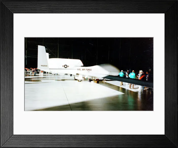 Framed Print : Teledyne Ryan YRQ-4A Block 10 Global Hawk (Tier II Plus) 95-2001 (msn UAV-1) Date: circa 2000 Framed Print : Teledyne Ryan YRQ-4A Block 10 Global Hawk (Tier II Plus) 95-2001 (msn UAV-1) Date: circa 2000