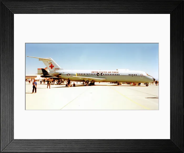 Framed Print : United States Air Force - McDonnell Douglas C-9A Nightingale 68-10958 (msn 47366, DC-9-32CF), of the 375th Aeromedical Airlift Wing, at Edwards Air Force Base on 3 April 2018. Date: 2018 Framed Print : United States Air Force - McDonnell Douglas C-9A Nightingale 68-10958 (msn 47366, DC-9-32CF), of the 375th Aeromedical Airlift Wing, at Edwards Air Force Base on 3 April 2018. Date: 2018