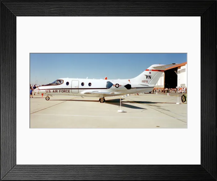 Framed Print : United States Air Force - Beech T-1A Jayhawk 95-0070 (msn TT-179, base code VN), at Edwards Air Force Base on 3 April 2018. Date: 2018 Framed Print : United States Air Force - Beech T-1A Jayhawk 95-0070 (msn TT-179, base code VN), at Edwards Air Force Base on 3 April 2018. Date: 2018