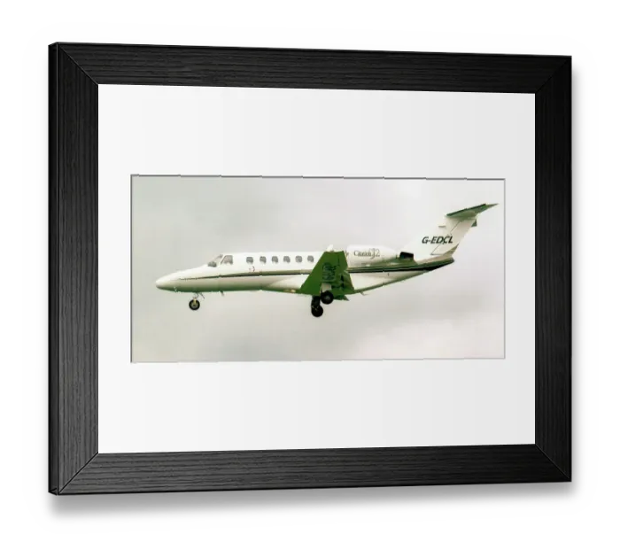 Framed Print : Cessna 525A CitationJet CJ2 G-EDCL (msn 525A0083), of Edinburgh Air Charter. Date: circa 2010 Framed Print : Cessna 525A CitationJet CJ2 G-EDCL (msn 525A0083), of Edinburgh Air Charter. Date: circa 2010