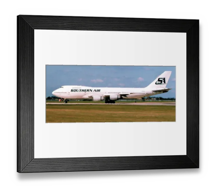 Framed Print : Boeing 747-2F6B N765SA (msn 21833, line number 423), of Southern Air. Date: circa 2010 Framed Print : Boeing 747-2F6B N765SA (msn 21833, line number 423), of Southern Air. Date: circa 2010