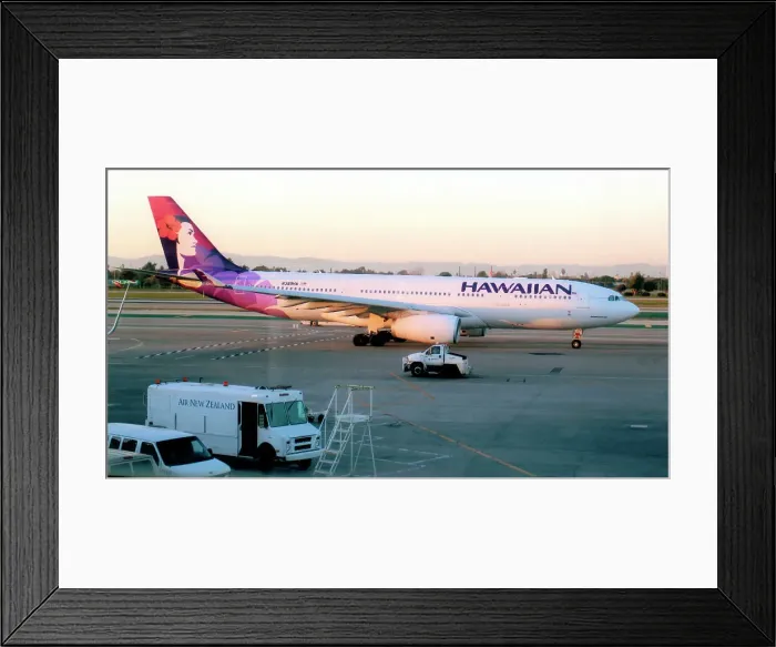Framed Print : Airbus A330-243 N389HA (msn 1316), of Hawaiian Airlines. Date: circa 2015 Framed Print : Airbus A330-243 N389HA (msn 1316), of Hawaiian Airlines. Date: circa 2015