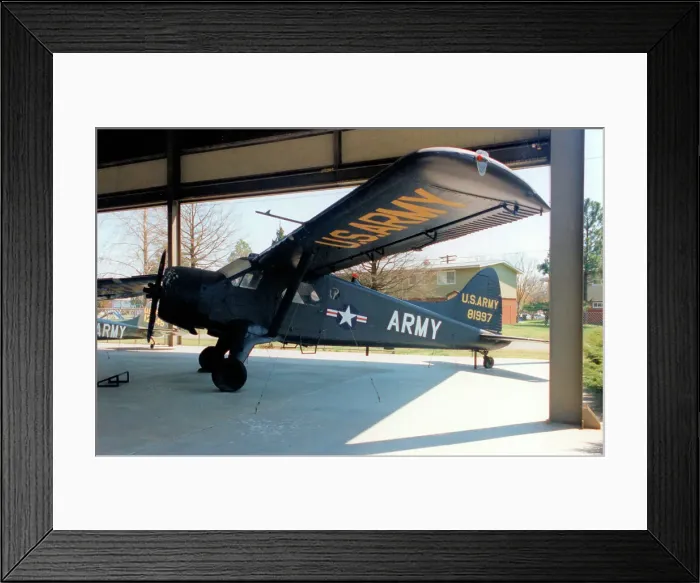 Framed Print : de Havilland Canada U-6A-DH Beaver 58-1997 (MSN 1322 / 1877). on display at the U. S. Army Transportation Museum, Ft Eustis, VA Date: circa 2000 Framed Print : de Havilland Canada U-6A-DH Beaver 58-1997 (MSN 1322 / 1877). on display at the U. S. Army Transportation Museum, Ft Eustis, VA Date: circa 2000