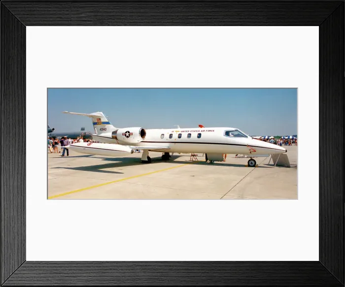 Framed Print : Gates Learjet C-21A 84-0140 Framed Print : Gates Learjet C-21A 84-0140