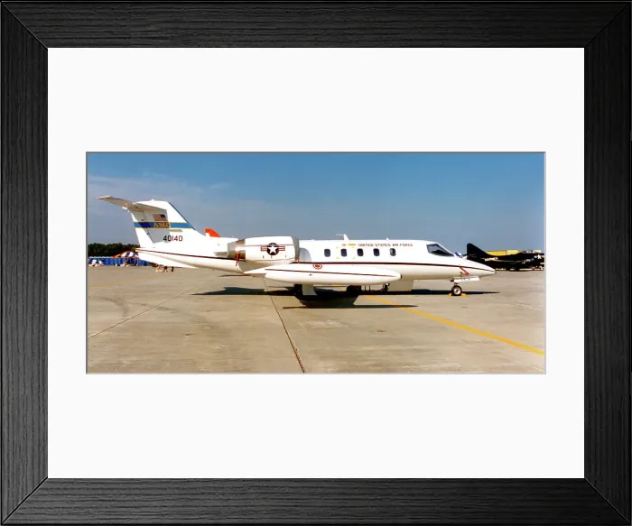 Framed Print : Gates Learjet C-21A 84-0140 Framed Print : Gates Learjet C-21A 84-0140