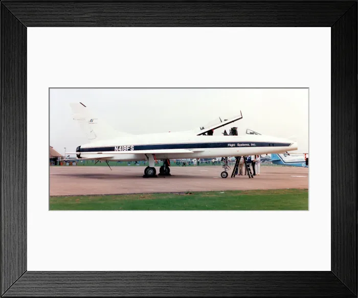 Framed Print : North American F-100F Super Sabre N418FS Framed Print : North American F-100F Super Sabre N418FS